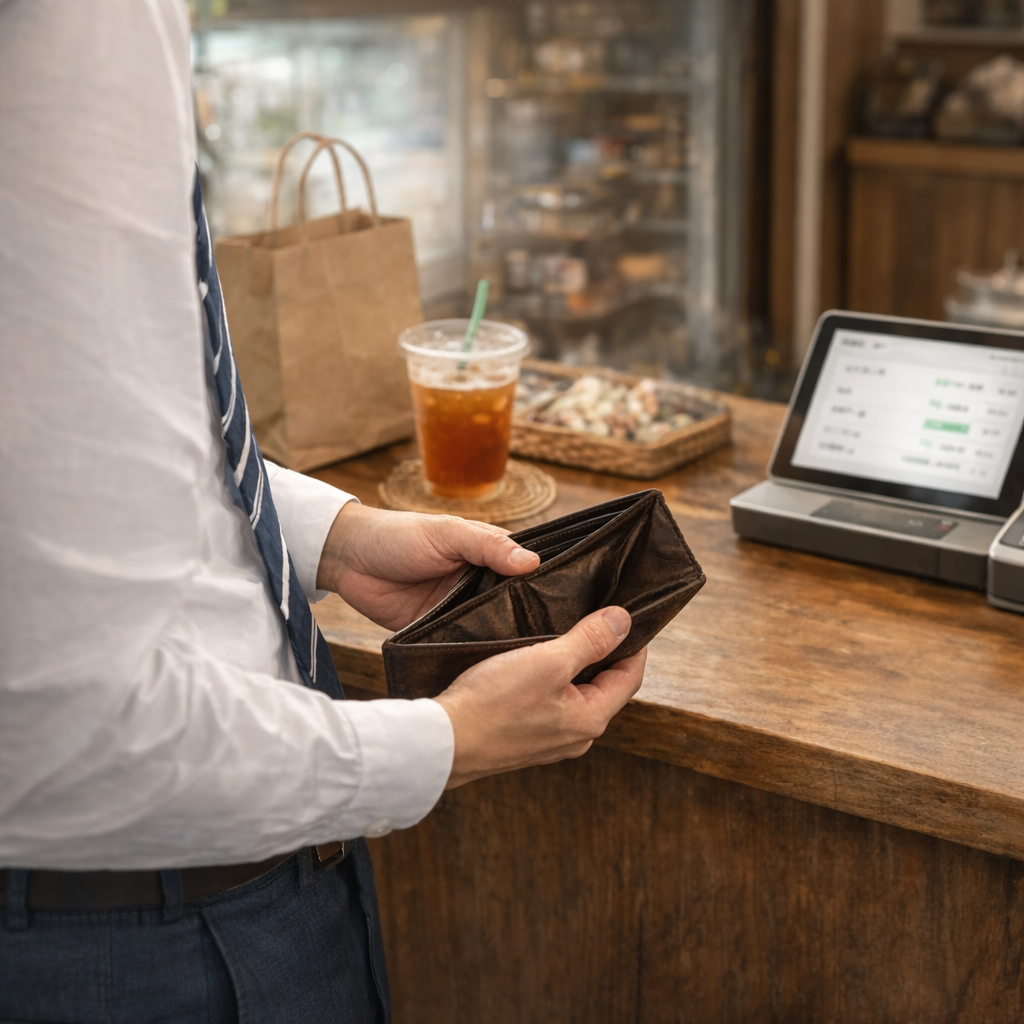 客人錢帶不夠用