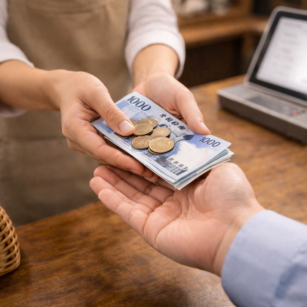 不用擔心找錯錢